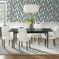 thumbnail image 2 of TMS Tilo Indoor Dining Chair, Set of 2, White Faux Leather, 2 of 8