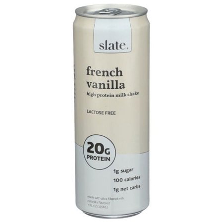 2X - Slate French Vanilla Ultra-Filtered Lactose Free Protein Shake 11 fl oz Package May Vary