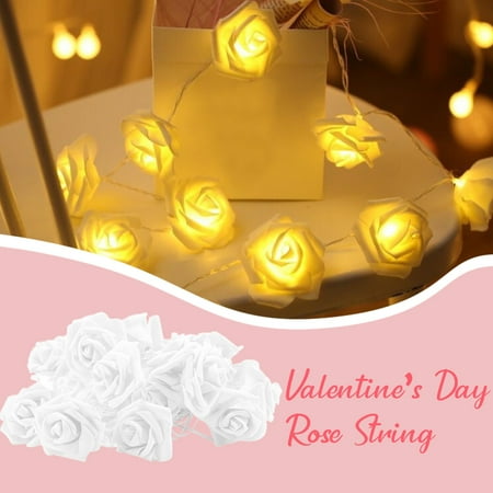 

LED Rose Lantern Battery Box Remote Control Valentine s Day Hanging Light
