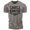 T-Shirt Warm Grey, variant on Gymish No Limits Workout T-Shirt for Men, Gym Graphic Tee, Weightlifting Shirt, Fitness Training Top, Warm Grey with Sleeve Logo, Small