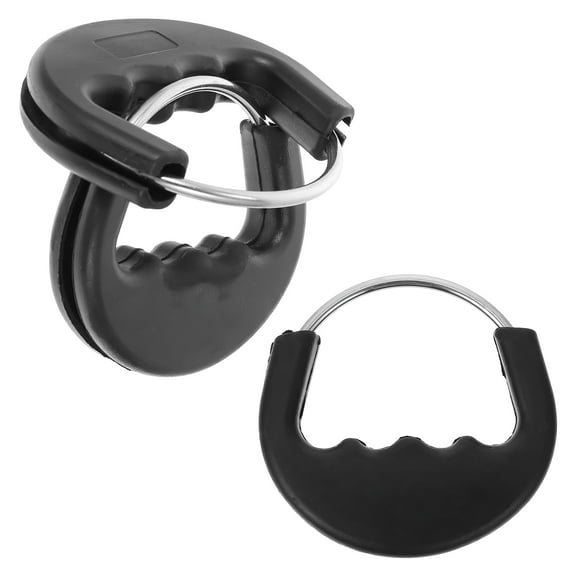 Niceauty Dog Leash Handle Grip Only Pet Dog Leash Handle Black 3Pcs