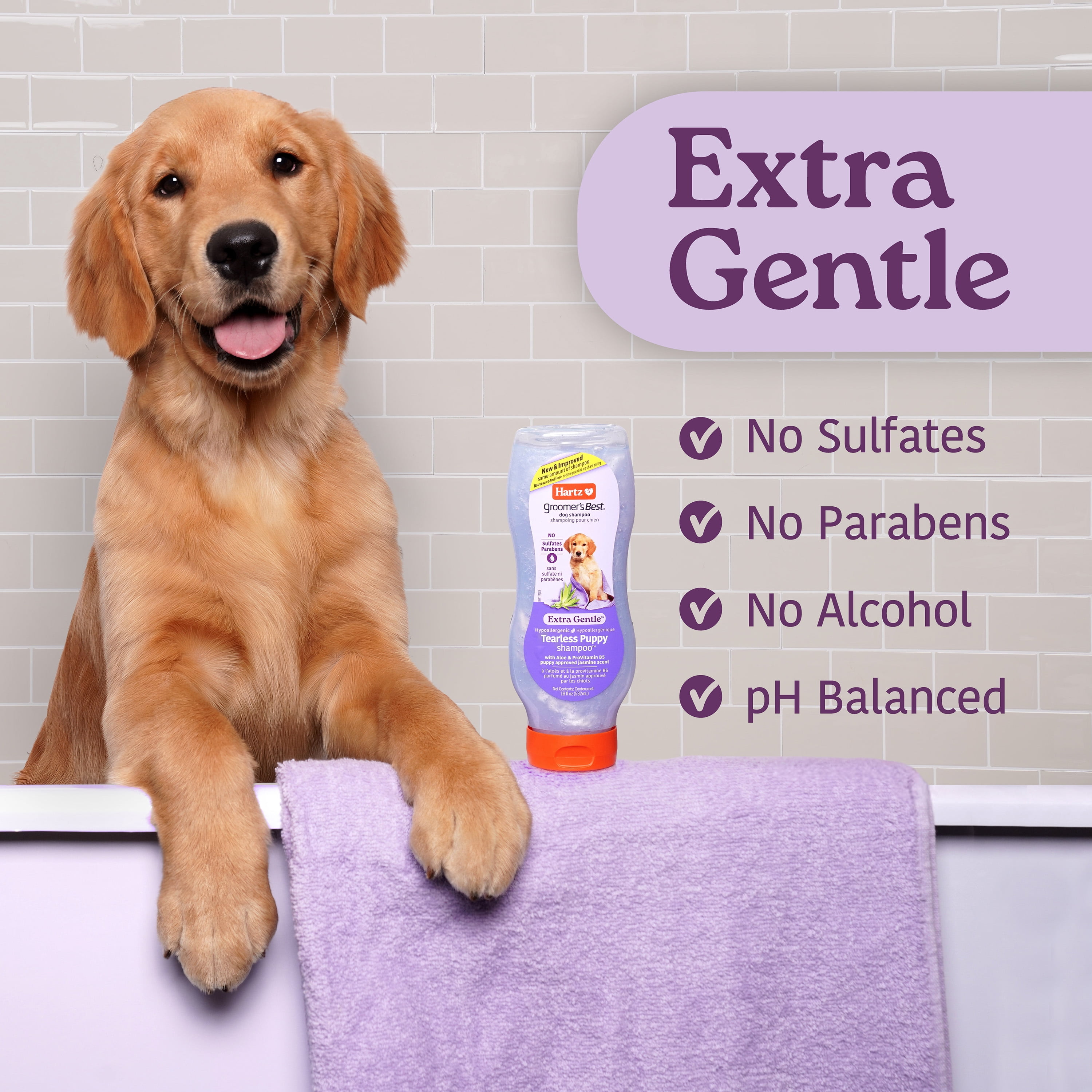 Hartz Groomer's Best Puppy Shampoo, 18 Fl Oz