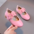 thumbnail image 2 of Wdgfv Toddler Girls Mary Jane Dress Shoes,Wedding Party Little School,Soft Sole Flower Leather,Princess Baby Shoes 7-8 Years, 2 of 9