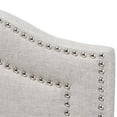 thumbnail image 4 of Baxton Studio Tête de Lit Tuftée King en Tissu Beige Grisâtre, 4 of 6
