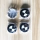 thumbnail image 2 of 4PCS 68mm Wheel Center Hub Caps Logo Badge Emblem para BMW 1 3 5 7 Series X1X3X5 (blanco y negro), 2 of 2