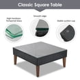 thumbnail image 5 of 4 Pieces L-shape Outdoor Patio Furniture Set Outdoor Sectional Rattan Sofa Set Manual Wicker Patio Conversation Set with Pillows and Brown Rattan for Yard Deck Porch(Grey), 5 of 9