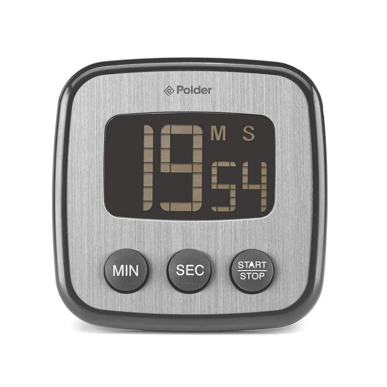 3-in-1 Timer, Clock & Stopwatch  Polder Products UK - life.style