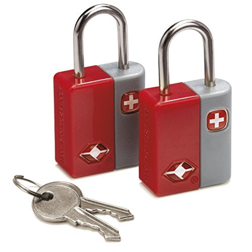 2Pk RED ### WJ6071BK Swissgear Travel Sentry Key Locks 