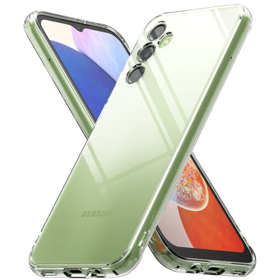 Ringke Fusion [Display The Natural Beauty] Compatible with Samsung Galaxy A14 Case, Clear 5G Cover for Women, Men, Transparent Shockproof Bumper Designed for A14 Case - Clear
