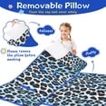 thumbnail image 3 of Blue Leopard Print Toddler Nap Mats for Kids Preschool,Sleeping Mat Bag or Kids,Toddler Sleeping Bag,Toddler Nap Mat or Daycare, 3 of 6