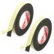 thumbnail image 1 of Cinta de Sellado para Puerta de 3/4 Pulgada x 33 Pies, 2 Rollos de 1mm de Espesor, Cinta de Espuma Autoadhesiva para Aislamiento de Puertas y Ventanas, Negra, 1 of 6