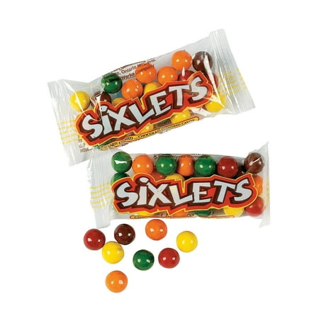 Fun Express - Sixlets Candy Packs for Halloween - Edibles - Chocolate - Branded Chocolate - Halloween - 26