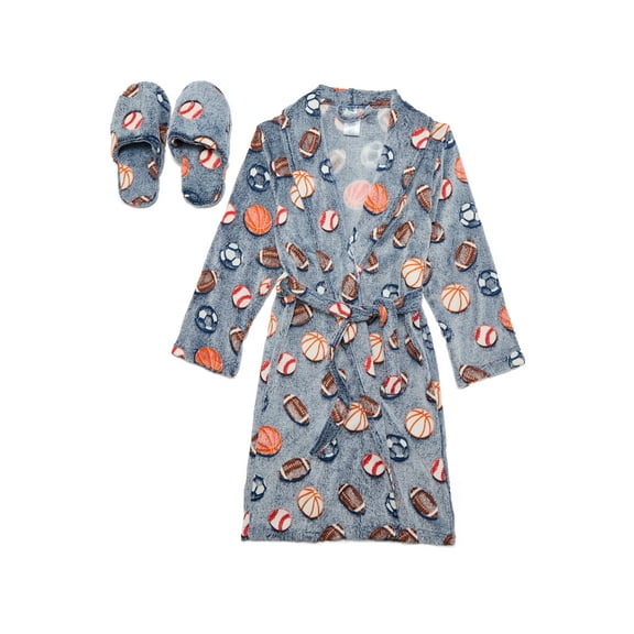 Sleep On It Boys Robe with Slippers