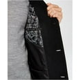 thumbnail image 4 of Nautica Mens Regular Fit Wool Barge Overcoat Coat 42R Black, 4 of 4