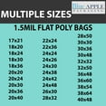 thumbnail image 2 of 1.5 Mil Clear Flat Open Top Poly Bags LDPE Packaging - 32"X32" & (250 Bags), 2 of 7