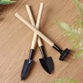thumbnail image 2 of Mini Gardening Tool Set, 3 Piece Metal Hand Tools with Wooden Handles for Planting, 2 of 7