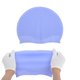 thumbnail image 5 of Gorro de natación azul de silicona impermeable con puntos en relieve, 1 pieza, 5 of 5