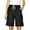 Black, variant on Workout Shorts Women Summer Saving Women's Spring/Summer Solid Color Casual Workwear Pocket Shorts M