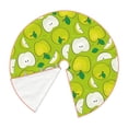 thumbnail image 3 of Kll Green Apple Christmas Tree Skirt 36",Party Decorations Farmhouse For Christmas Decorations Holiday Party, 3 of 8