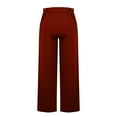thumbnail image 6 of Yievot Wide Leg Pants for Women Casual Flowy Palazzo Pant Elastic High Waist Trousers with Pockets, 6 of 7