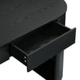 thumbnail image 6 of Christopher Knight Home 60.3" Modern Storage Writing Desk, MDF Office Table with Drawers and Open Shelf, Black, 6 of 10