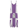 thumbnail image 5 of Platinum Jubilee Flag (Purple) Sleeveless Dress summer dress for women dresses for women, 5 of 6