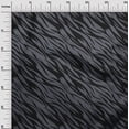 thumbnail image 2 of oneOone Cotton Jersey Gray Fabric Tiger Animal Skin Dress Material Fabric Print Fabric By The Yard 58 Inch Wide, 2 of 4