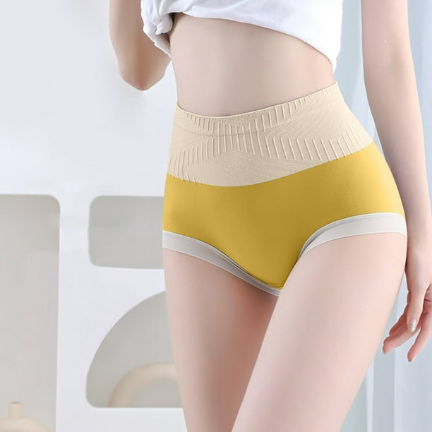 Cotton High Waist Abdominal Slimming Antibacterial Underwear