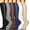 Multicolor, variant on 6 Pairs Sport Compression Socks - 15-20mmhg Graduated Knee-High Support for Men and Women, Ideal for Soccer, Running, and Nurses(Black-XXL)