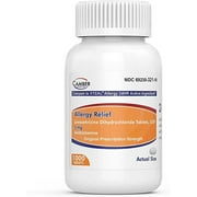 Camber Levocetirizine Dihydrochloride 5mg Antihistamine Tablets, 24 Hour Allergy Relief Medicine (1000 Count) Family Pack