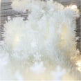 thumbnail image 5 of Aufmer 4 Pcs Christmas Tinsel Garland Xmas Metallic Tinsel Twist Garland Glitter Christmas Tree Hanging Wreath Decor for Staircase Railing Banister Indoor Outdoor Ornament(White), 5 of 8