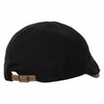 thumbnail image 4 of WITHMOONS Newsboy Hat Faux Leather Brim Adjustable Flat Cap SL31274 (Black), 4 of 5