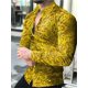 thumbnail image 1 of Camisa de hombre serie animal diseño de botones de moda superior suave cómoda camisa 2024 nueva casual transpirable para hombre, 1 of 6