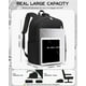 thumbnail image 5 of Mochila FOKDUVB totalmente negra para estudiantes de secundaria, 5 of 7