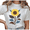 White-1, variant on Women's Vintage Blue Sunflower Block Print With Town Scene Retro Graphic Casual T Shirt Short Sleeve Round Neck Top Black S-5XL