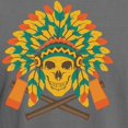 thumbnail image 3 of CafePress - Native Skull Headdress T Shirt - Mens Comfort Colors Shirt, 3 of 5
