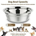 thumbnail image 4 of Aystkniet Adjustable Dog Bowl Stand, 5 Heights with Two 1000ML Stainless Steel Bowls for Small, Medium, Large Dogs, 4 of 5