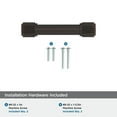 thumbnail image 4 of Amerock Farewind 3 inch (76mm) Center-to-Center Oil-Rubbed Bronze Cabinet Pull, 4 of 6