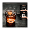 thumbnail image 2 of Clear Ice Maker, Clear Ice Square Tray Make 8 Big Square Ice Square, Ice Square Maker for Cocktails, 2 of 6