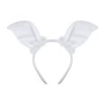 thumbnail image 4 of Diadema con orejas de cerdo, un accesorio adorable con orejas de animal, ideal para espectáculos o fiestas de disfraces. Blanco, 4 of 9