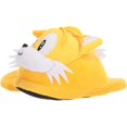 thumbnail image 3 of Sonic The Hedgehog Tails Head Adult Plush Slippers | One Size Fits All, 3 of 4