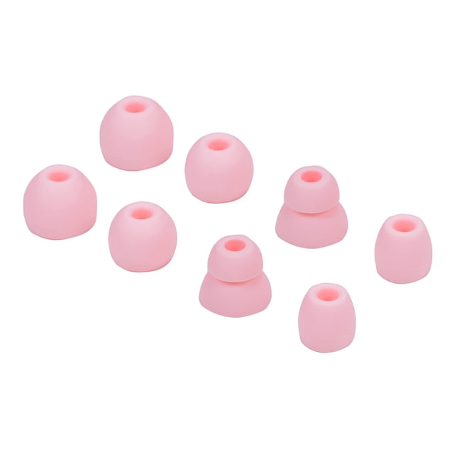 Juego De Almohadillas De Silicona De Repuesto Para Auriculares Inalámbricos Powerbeats Pro Beats, 4 Pares (Rosa)