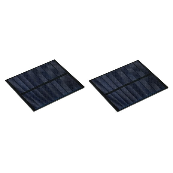 Mini Solar Panel Cell 5V 230mA 1.15W 100.8mm x 82.5mm for DIY Project Pack of 2