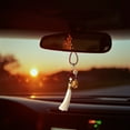 thumbnail image 4 of YOHAVEN Tassel Car Pendant, Elegant Woven Keychain for Rearview Mirror, Stylish Plastic Car Charm, Unique Bag & Vehicle Interior Decoration Gift, 4 of 6
