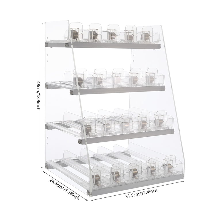 cigarette racks for convenience store TobacPro Display Rack With Pushers, 16 Shelves 72W 60H retail cigarette display case Cigarette