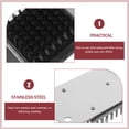 thumbnail image 6 of HOMEMAXS 2 Pcs Grill Accessories BBQ Cleaning Brush 40.00X6.50X3.50CM Silver, 6 of 8