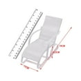 thumbnail image 1 of enqiretly 1/6 Mini Maison de Poupée Chaise Modèle Maison de Poupée Modèle Non Assemblé Décoration Maison DIY Blanc, 1 of 8