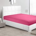 thumbnail image 3 of Clara Clark Premier 1800 Collection Single Fitted Sheet, King Size, Hot Pink, 3 of 4