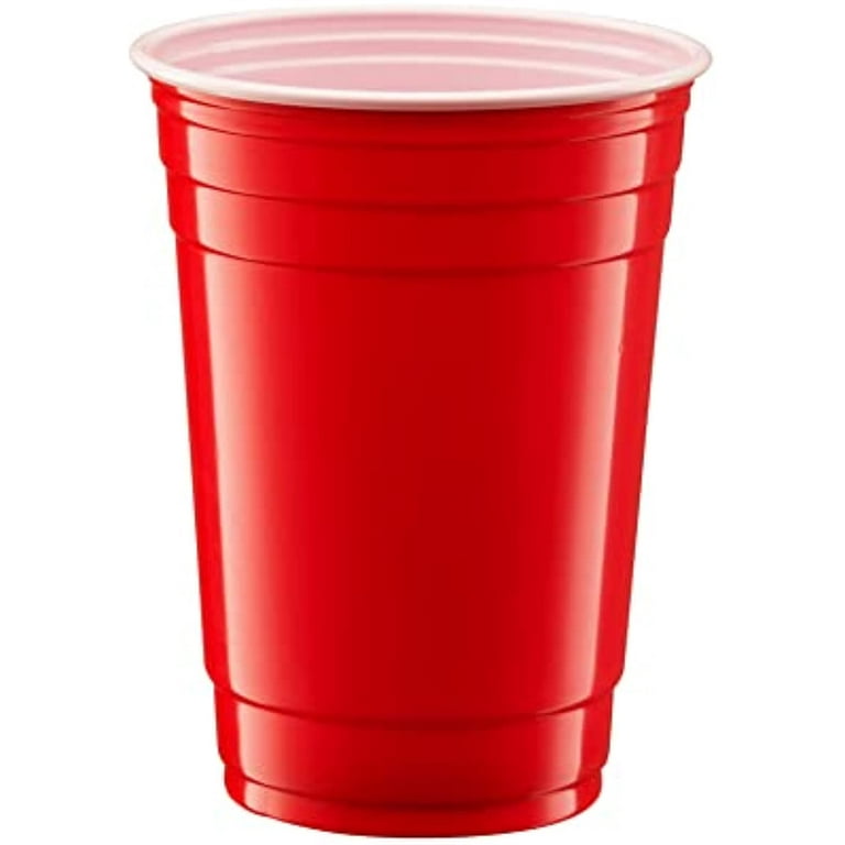Red Party Cups (100-Pack) - Mounteen  Party cups, Plastic cup, Red cup  party