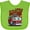 Apple Green, variant on Inktastic Little Brother Fire Truck Boys Baby Bib